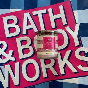 NWT Bath & Body Works Milk Bar Birthday Cake Single Wick Candle
